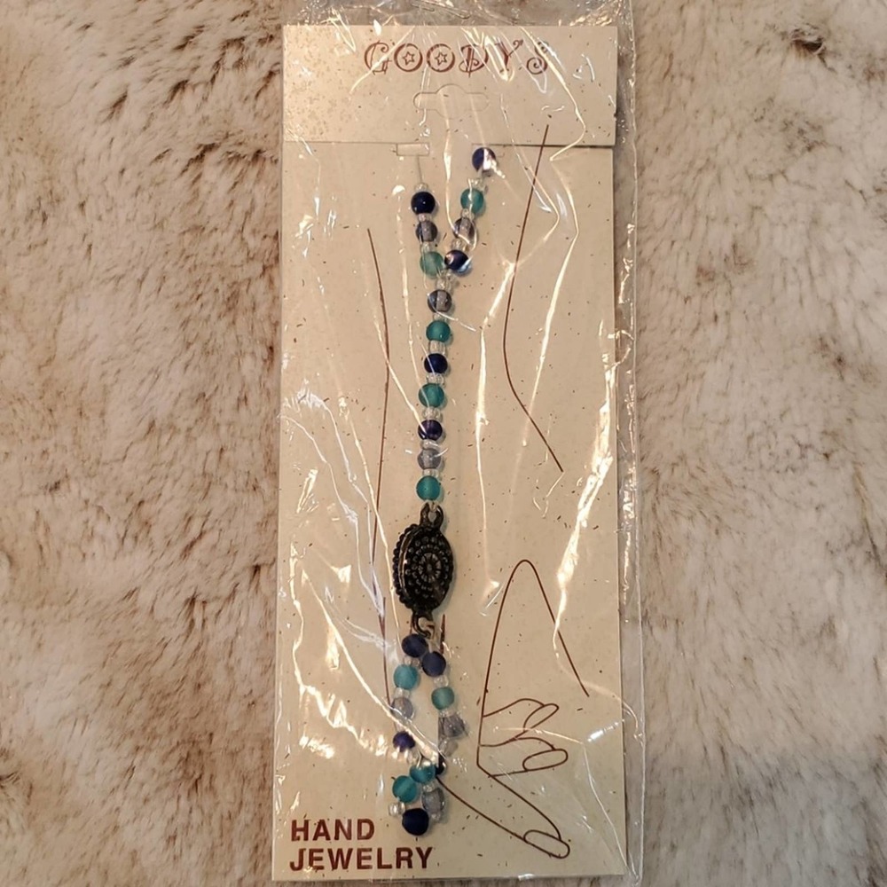 Boutique Goody's Hand Wrist Fashion Jewelry Blue Accent Colors